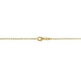 thumbnail image 3 of 14K Yellow Diamond Cut Mirror Chain Tassle Necklace 18", 3 of 6