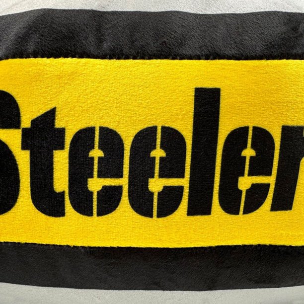 Pittsburgh Steelers Double Sided Jacquard 20x20 Pillow