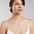 thumbnail image 5 of Round Cut Heart Diamond Pendant Necklace in 14K Gold, 5 of 5