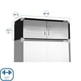 thumbnail image 2 of Seville Classics UltraHD Stacking Top Cabinet, 48” W x 24” D x 18.5” H, 2 of 14