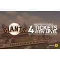thumbnail image 1 of MLB San Francisco Giants, Four (4) View Level Tickets eVoucher, 1 of 1
