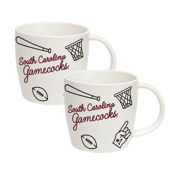 Logo Brands South Carolina Gamecocks 18oz Playmaker Mug Bundle