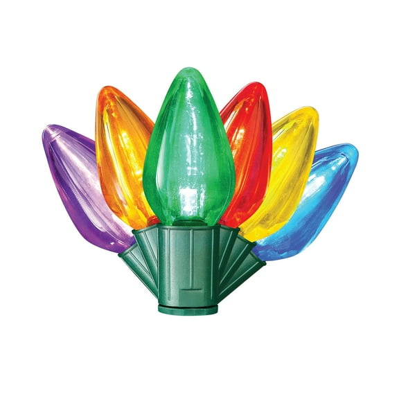 Member's Mark 50ct Stayz-On LED C9 Lights, 21' Lighted Length