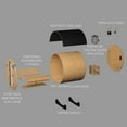 thumbnail image 14 of Backyard Discovery 2-4 Person Outdoor Barrel Sauna with Electric Heater & Glass Door, 14 of 14