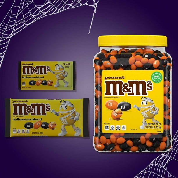 M&M'S Peanut Milk Chocolate Halloween Candy, 62 oz. - Samsclub.com