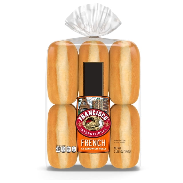Francisco International French Sandwich Rolls 37 oz., 12 ct.