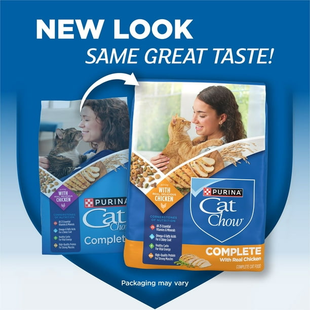 Purina, Cat Chow Complete, Chicken Flavored, Dry Cat Food, 25 lbs