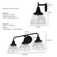 thumbnail image 4 of Hunter Cypress Grove Light Sconce Wall Light Fixture, Multiple Sizes, 4 of 8