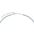 thumbnail image 2 of Round Cut Lab Created Tennis Necklace in Sterling Silver, 2 of 5