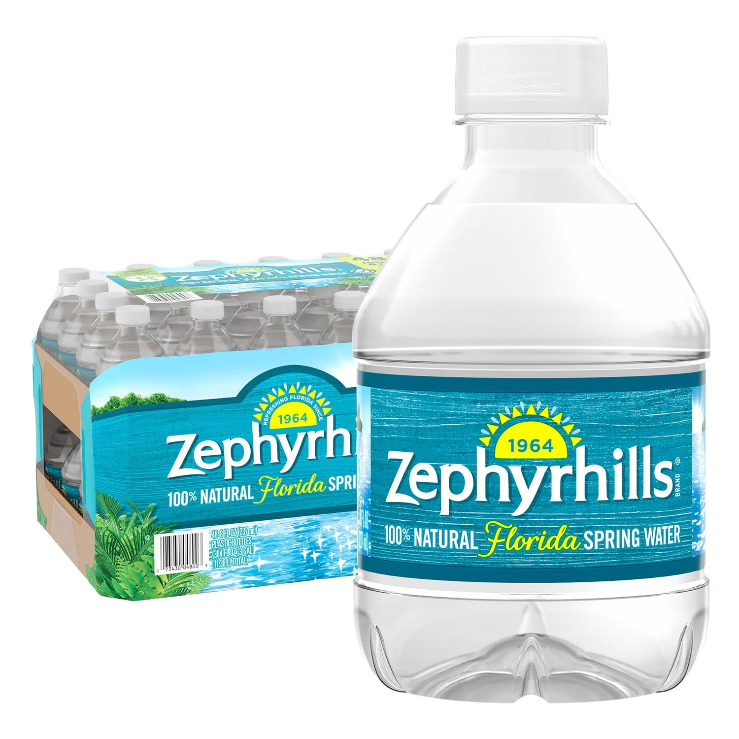 Zephyrhills 100% Natural Spring Water 8 fl. oz., 48 pk. - Samsclub.com
