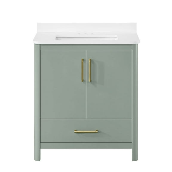 REN Selections Dario 30" W x 19" D Freestanding Bathroom Vanity with Sink