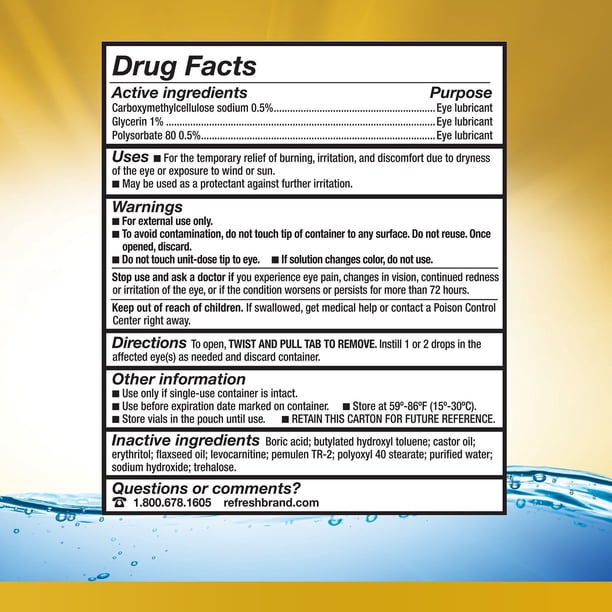 what do vibrating panties do Refresh Plus 0.5 % Eyedrops 0.4 Ml Unit Dose X 30Ct , 2-Pack main image 1
