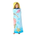 thumbnail image 1 of Kids Character 100% Cotton Hooded Towel With Hand Pockets, 1 of 9