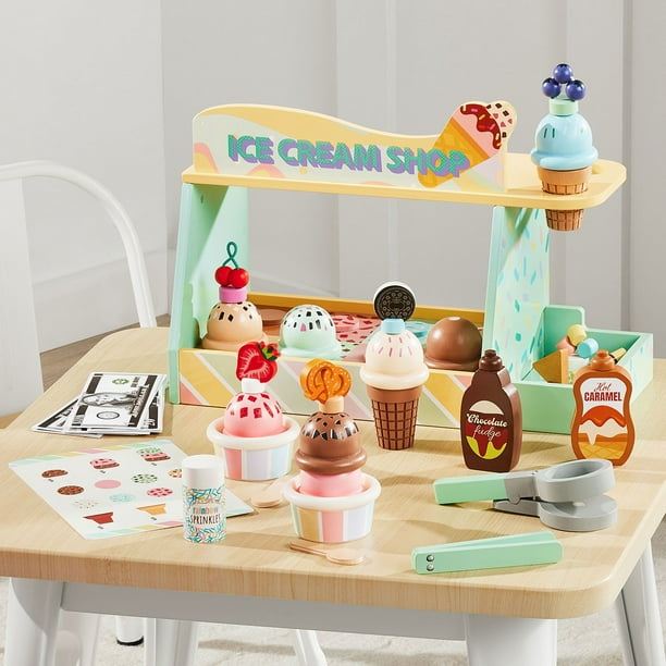 Member's Mark Tabletop Wooden Ice Cream Shop Playset