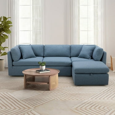 Member’s Mark Lindsey Modular Fabric Sofa with Storage Ottoman