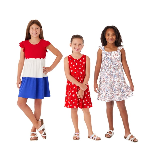 sams club dress Member's Mark Girls 3-Pack Knit Dresses the Spalding Active Tennis minimalist black formal dress long Flora Dress in Romantic Color:Blush Macaron Sweater dress