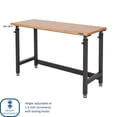 thumbnail image 7 of Seville Classics UltraHD Interlocking Height Adjustable Workbench, 48"W x 20"D x 30"-39" H, 7 of 20