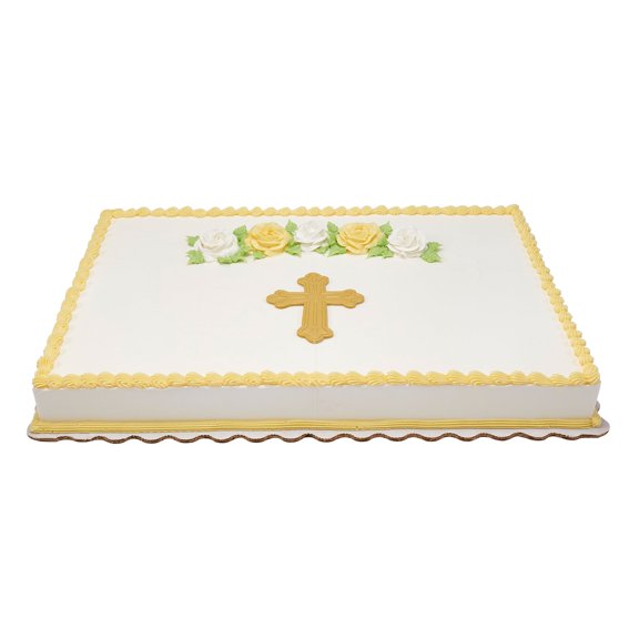 Inspiration Full Sheet Cake, Gold