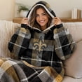 thumbnail image 7 of Pegasus Sports New Orleans Saints Wearable Sherpa Throw, 7 of 7