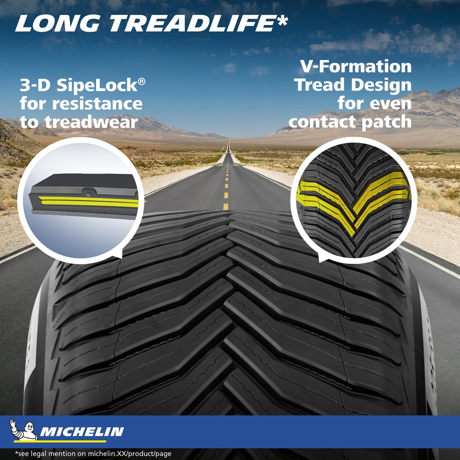 Michelin CrossClimate2 - 235/55R19 105V Tire - Samsclub.com
