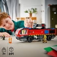 thumbnail image 2 of LEGO City Airport Fire Truck Toy Building Set, 691 pc., 2 of 6