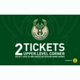 thumbnail image 1 of NBA Milwaukee Bucks, Two (2) Upper Level Corner Tickets eVoucher, 1 of 1