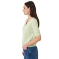 thumbnail image 2 of Sam Edelman Women's Short Sleeve V-Neck Sweater, 2 of 8