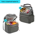 thumbnail image 6 of Arctic Zone Pro Fridge Cold Dual Compartment Lunch Pack, 6 of 14