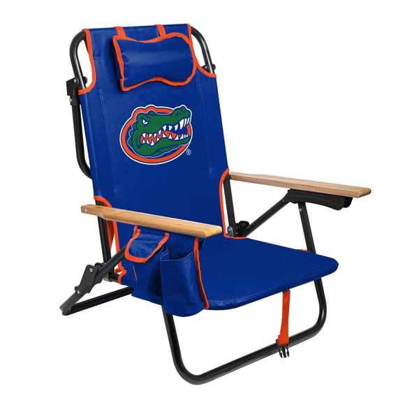 Logo Brands Florida Gators Reclining Beach Chair