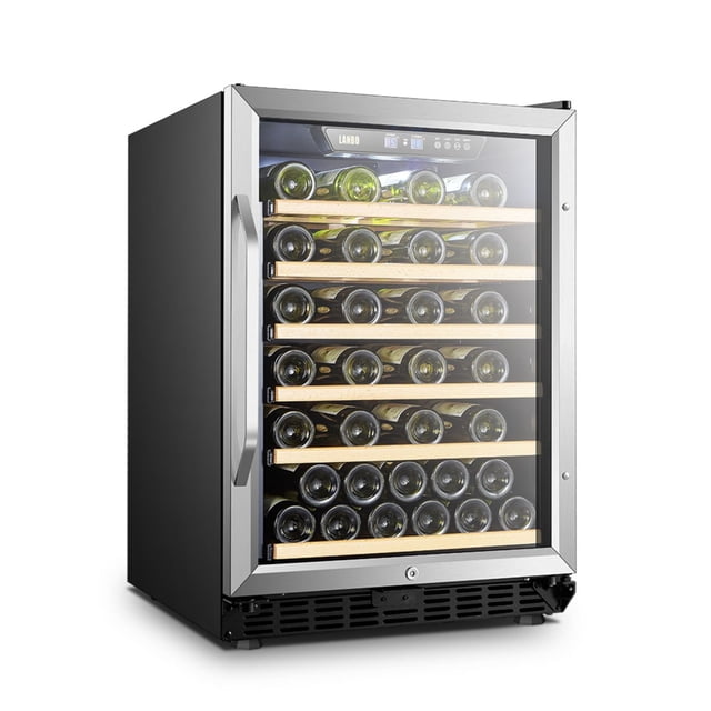 Lanbo 24 Inch 51 Bottle Wine Cooler Fridge