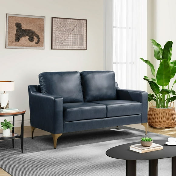 Serta Fleming Faux Leather Loveseat