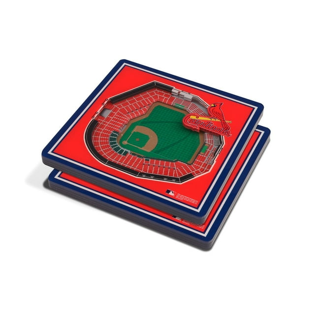 YouTheFan MLB 3D Stadium View Coasters, Assorted Teams
