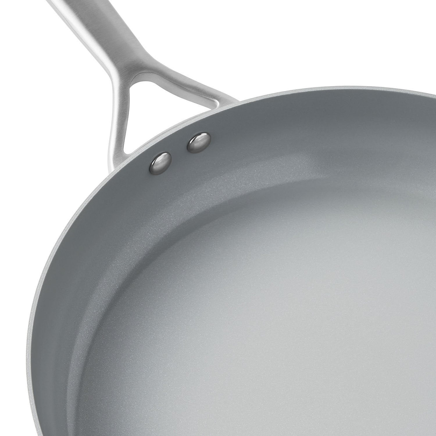 Member's Mark 3-Piece Modern Tri-Ply Fry Pan Set with Ceramic