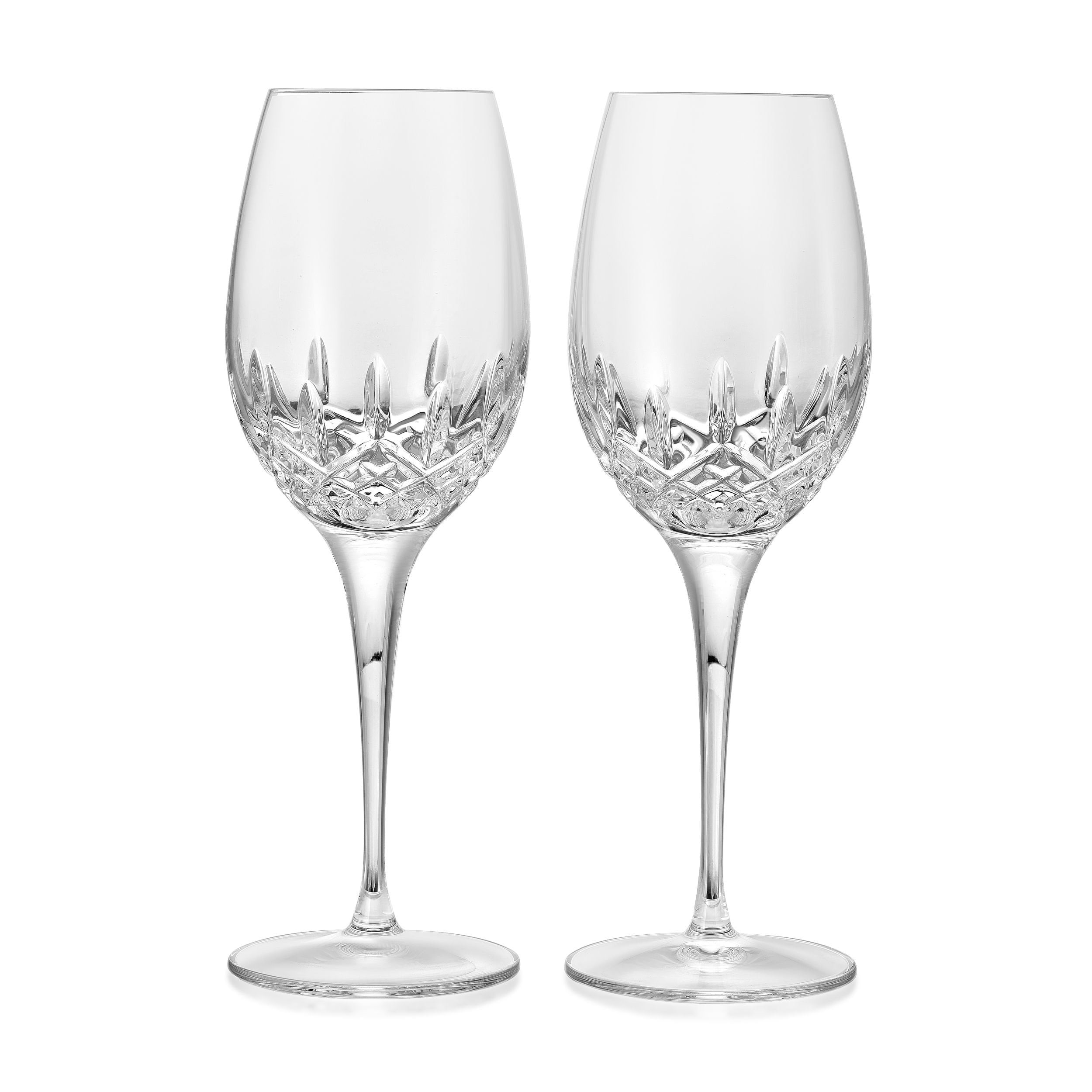 Waterford Lismore Essence Medium Wine Glasses, 16 oz, Set of 2