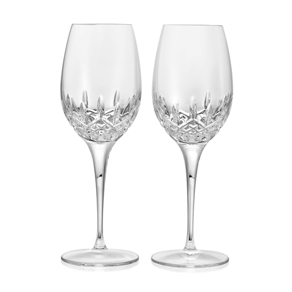 Waterford Lismore Essence Medium Wine Glasses, 16 oz, Set of 2