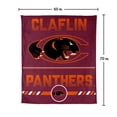 thumbnail image 7 of Logo Brands Claflin Panthers 60"x70" Super Plush Blanket, 7 of 7