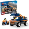 thumbnail image 1 of LEGO City Motorcycle Transporter Toy for Kids, 88 pc., 1 of 6