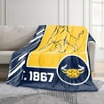 thumbnail image 2 of Logo Brands Johnson C Smith Golden Gulls 60"x70" Super Plush Blanket, 2 of 6