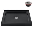thumbnail image 1 of Streamline 36 in. x 36 in. Alcove Acrylic Shower Base With Center Drain, Drain Included Assorted Colors, 1 of 17