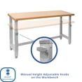thumbnail image 5 of Seville Classics UltraHD 8-Piece Steel Garage Cabinet Storage Set w/ Height Adjustable Workbench, 14 Feet Wide, 5 of 13