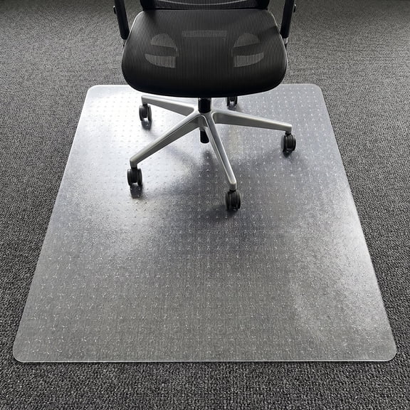 Cleartex TrYlok Vinyl Chair Mat for Carpets up to 1/4", Assorted Sizes & Shapes