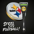 thumbnail image 9 of Gillette Labs NFL Pittsburgh Steelers Men's Razor, Handle + 8 Cartridges, 9 of 10