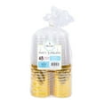 thumbnail image 1 of Tableluxe Premium Disposable Gold Rimmed Clear Plastic Tumbler, 16 fl. oz., 48 ct., 1 of 7