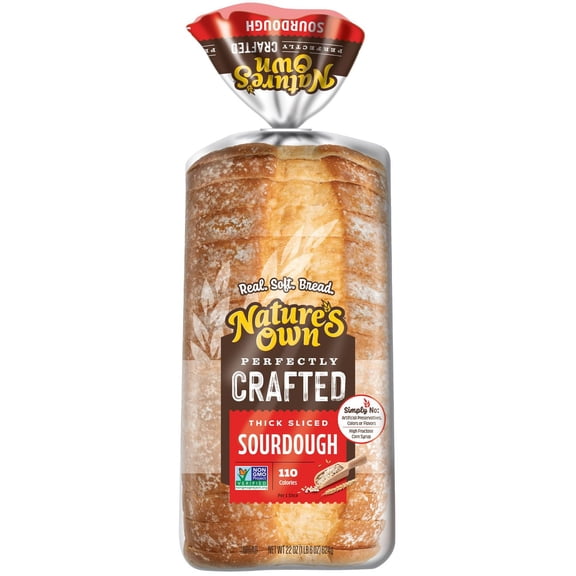 Nature's Own Perfectly Crafted Thick Sliced Sourdough Bread, 22 oz.