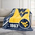 thumbnail image 2 of Logo Brands West Virginia Mountaineers 60"x70" Super Plush Blanket, 2 of 6