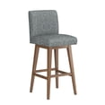 thumbnail image 2 of HH2 Home Parson Wood Adjustable Height Swivel Bar Stool, 2 of 19