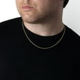 thumbnail image 6 of Semi Solid Rope Chain Necklace in 14K Gold, 6 of 9