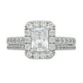thumbnail image 4 of 2.20 CT. T.W. Diamond Wedding Set in 14K White Gold, 4 of 7