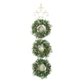 thumbnail image 3 of Member's Mark Pre-Lit 3 Wreath Door Hanger, 3 of 5