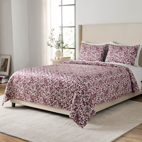Member's Mark 3-Piece Printed Velvet Quilt Sets, Winter Designs